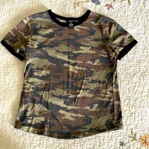 Camo crop top from rue 21